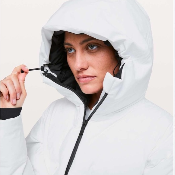 Lululemon Slush Hour Parka White size 8 - Picture 7 of 7